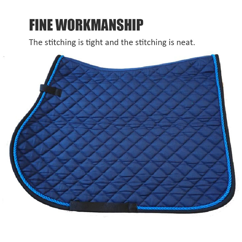 Horse Saddle Pad Soft Shock-absorbing Cotton Soft Equestrian Seat Cushion Horse Riding Equipment Equestrian Sports Protection