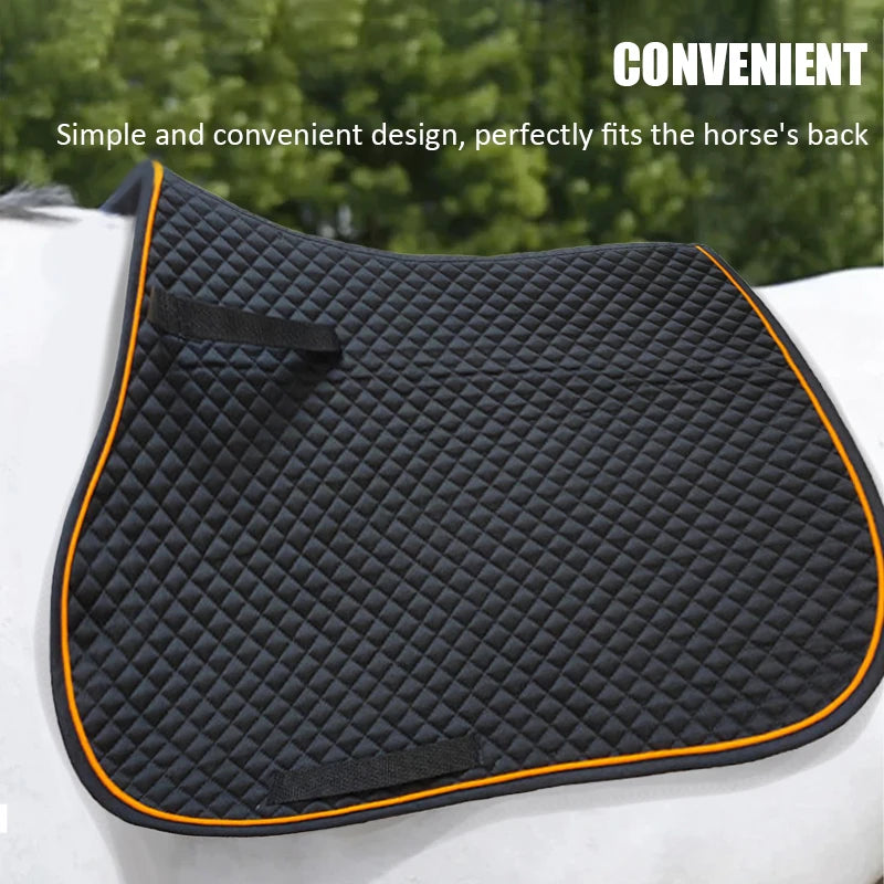 Horse Saddle Pad Soft Shock-absorbing Cotton Soft Equestrian Seat Cushion Horse Riding Equipment Equestrian Sports Protection