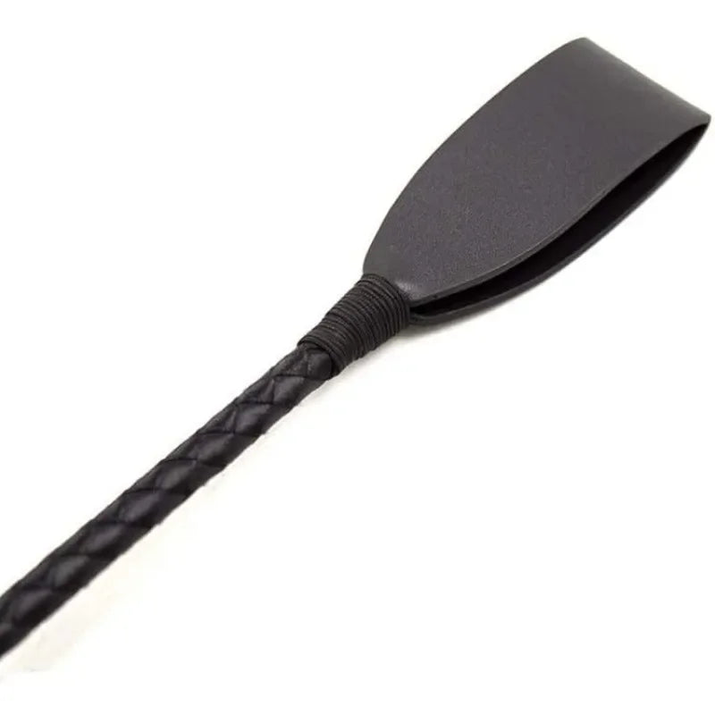 30/45/60CM Leatherette for Equestrian Horseback Racing Riding Role Plays Trail Leather Horse Whip Riding Stage Performance Show