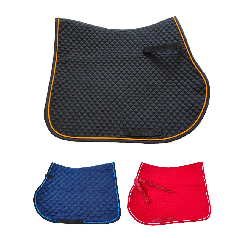 Horse Saddle Pad Soft Shock-absorbing Cotton Soft Equestrian Seat Cushion Horse Riding Equipment Equestrian Sports Protection