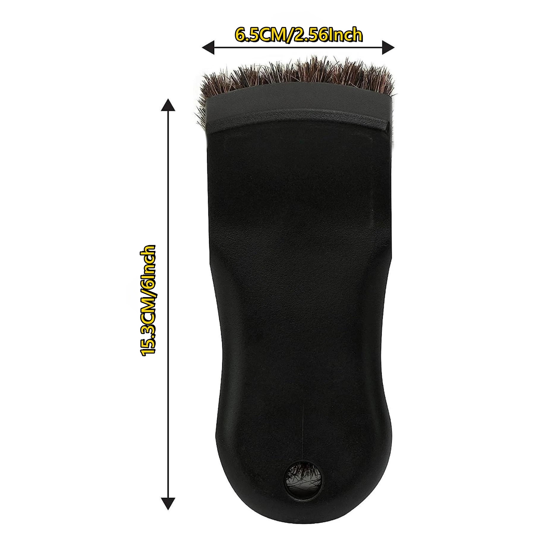 Horsehair Leather Cleaning Brush Genuine Horsehair Detailing Brush Car Interior Detailing Tools For Car Cleaning And Washing