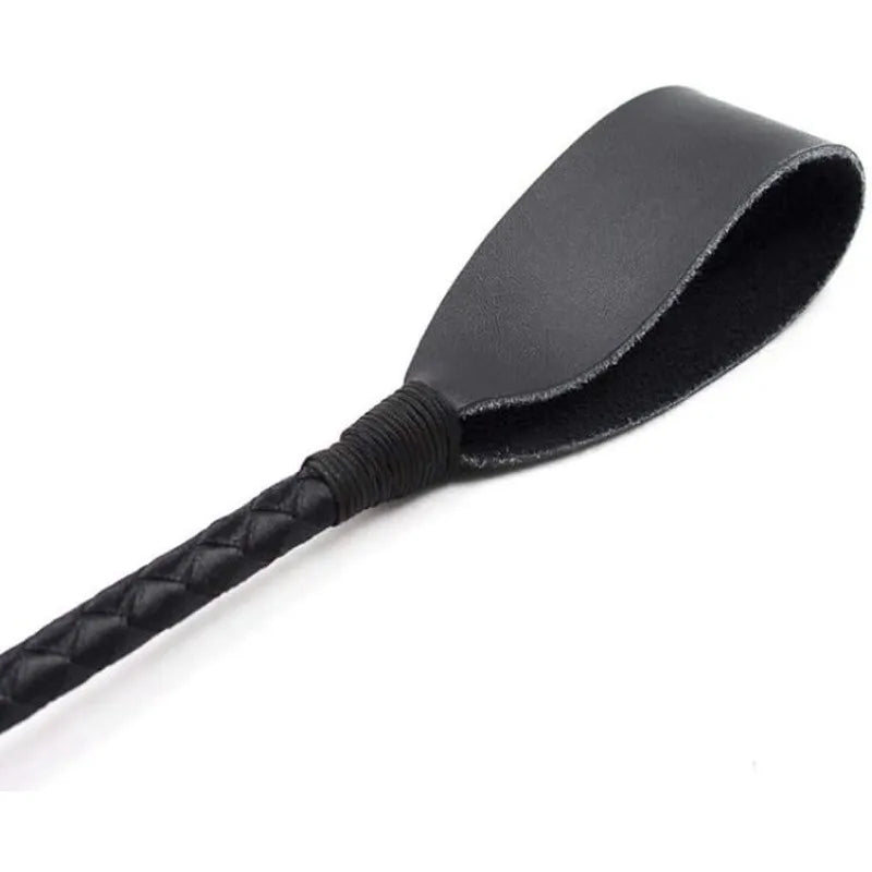 30/45/60CM Leatherette for Equestrian Horseback Racing Riding Role Plays Trail Leather Horse Whip Riding Stage Performance Show